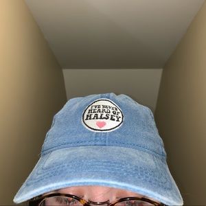Denim “I’ve Never Heard of Halsey” hat